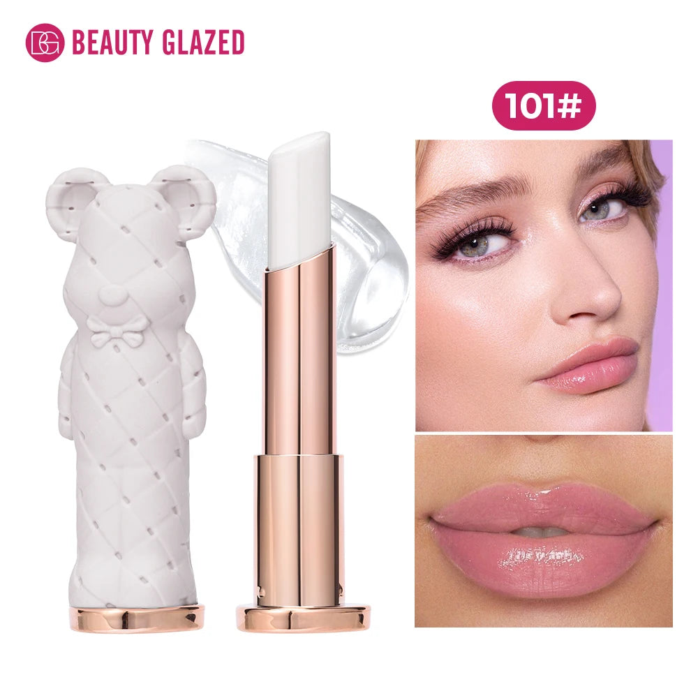 Beauty Glazed Bear Moisturizing Lipstick Colored Lip Balm