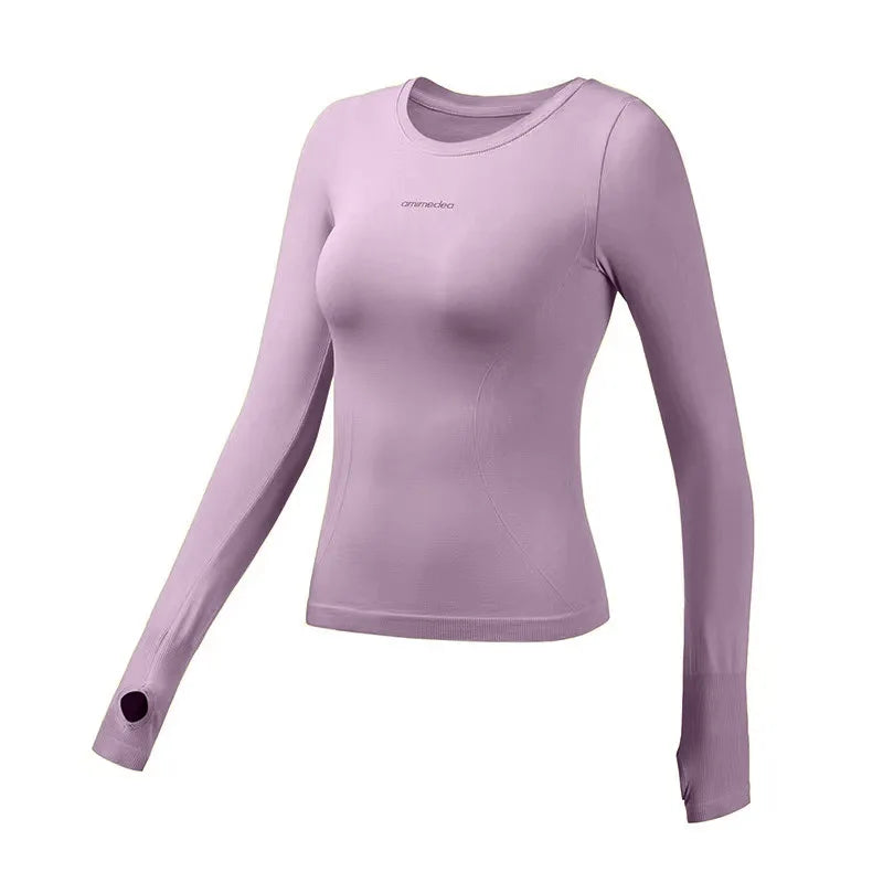Fitness Tops Women Tight Sports Long Sleeve Yoga Clothing
