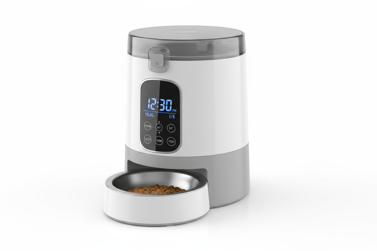 Automatic Pet Feeder - Programmable 6-Meal Dispenser