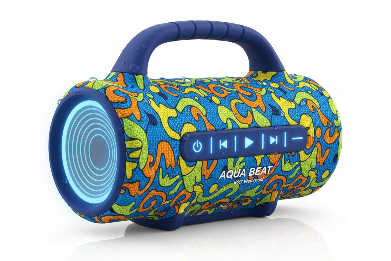 Zealot Portable Bluetooth Speaker - Waterproof Wireless Speaker with Enhanced Bass & 12H Playtime