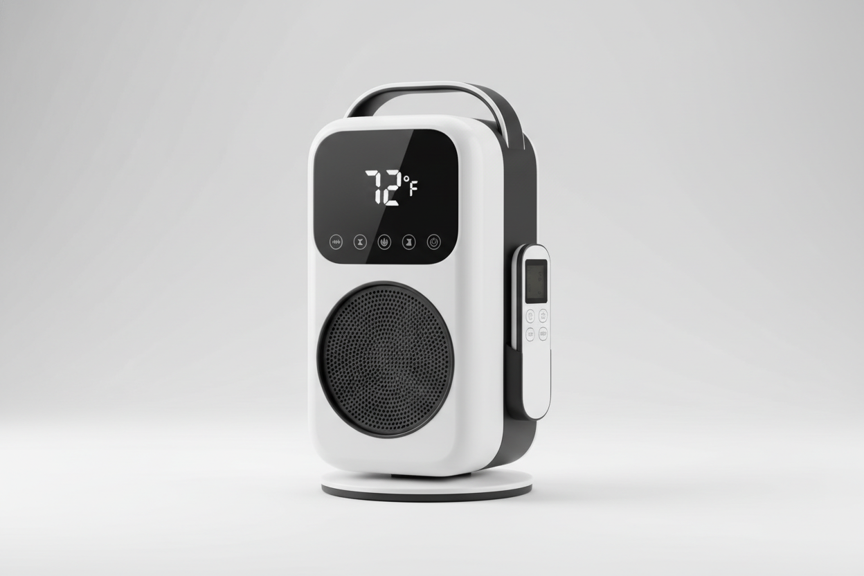 Ceramic Space Heater - Portable with Thermostat