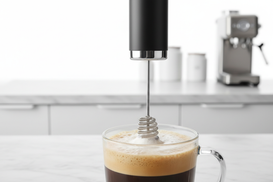 Electric Milk Frother - Handheld Foam Maker