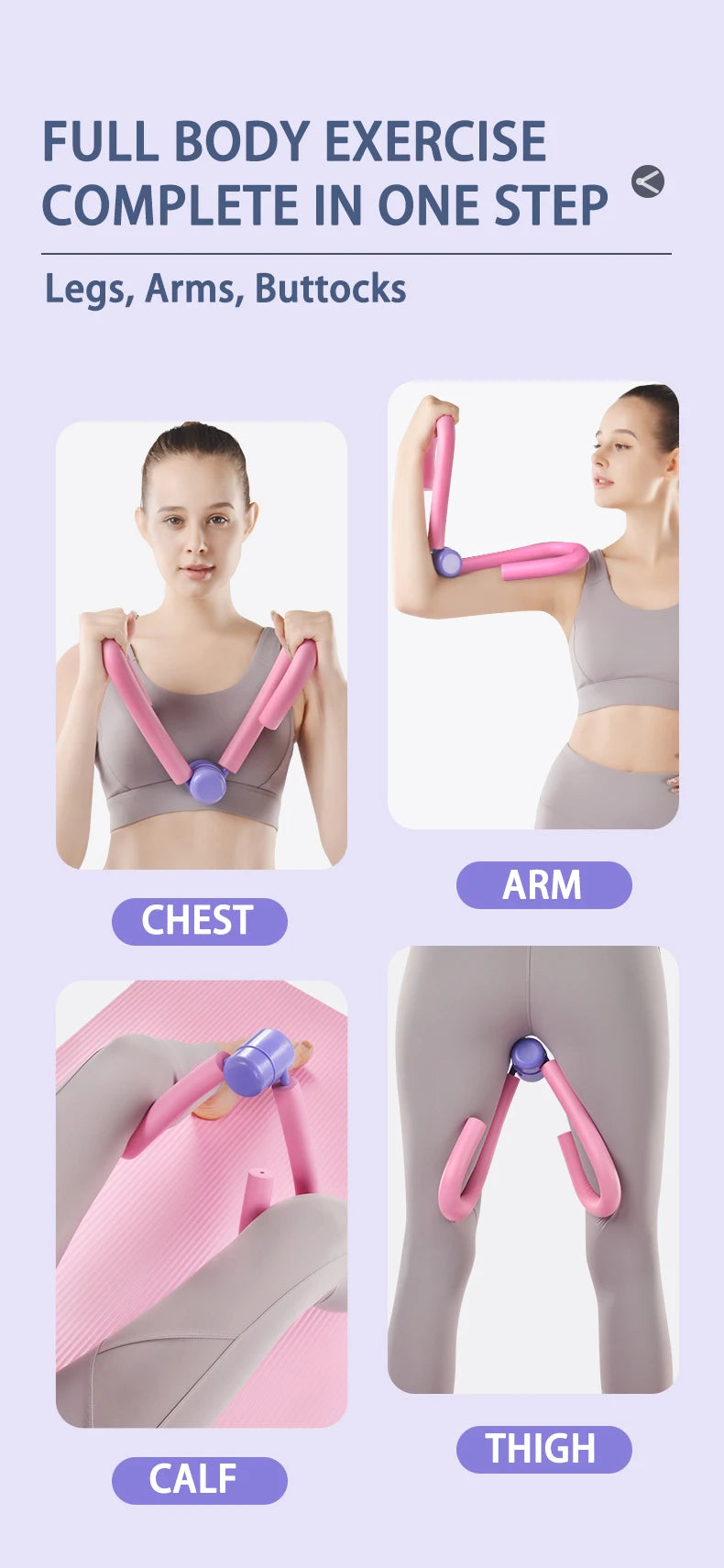 Inner Thigh Trainer Fitness Leg Clamp Equipment