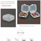 Transparent Plastic Storage Jewelry Box Compartment