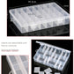 Transparent Plastic Storage Jewelry Box Compartment