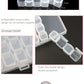 Transparent Plastic Storage Jewelry Box Compartment