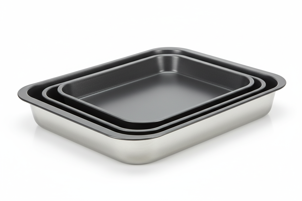 Non-Stick Baking Sheet Set - 3 Piece Cookie Pans