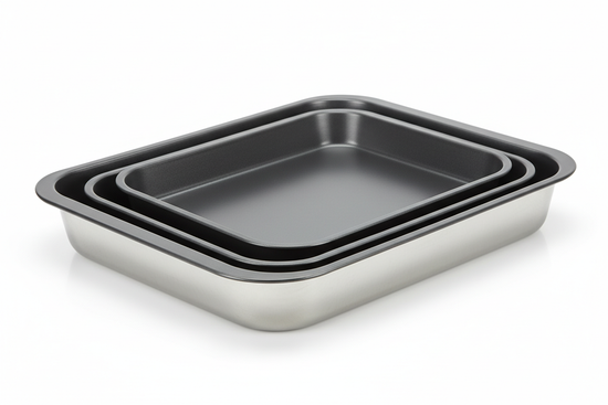 Non-Stick Baking Sheet Set - 3 Piece Cookie Pans