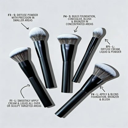 5-Piece Makeup Brush Set Professional Beauty Brushes