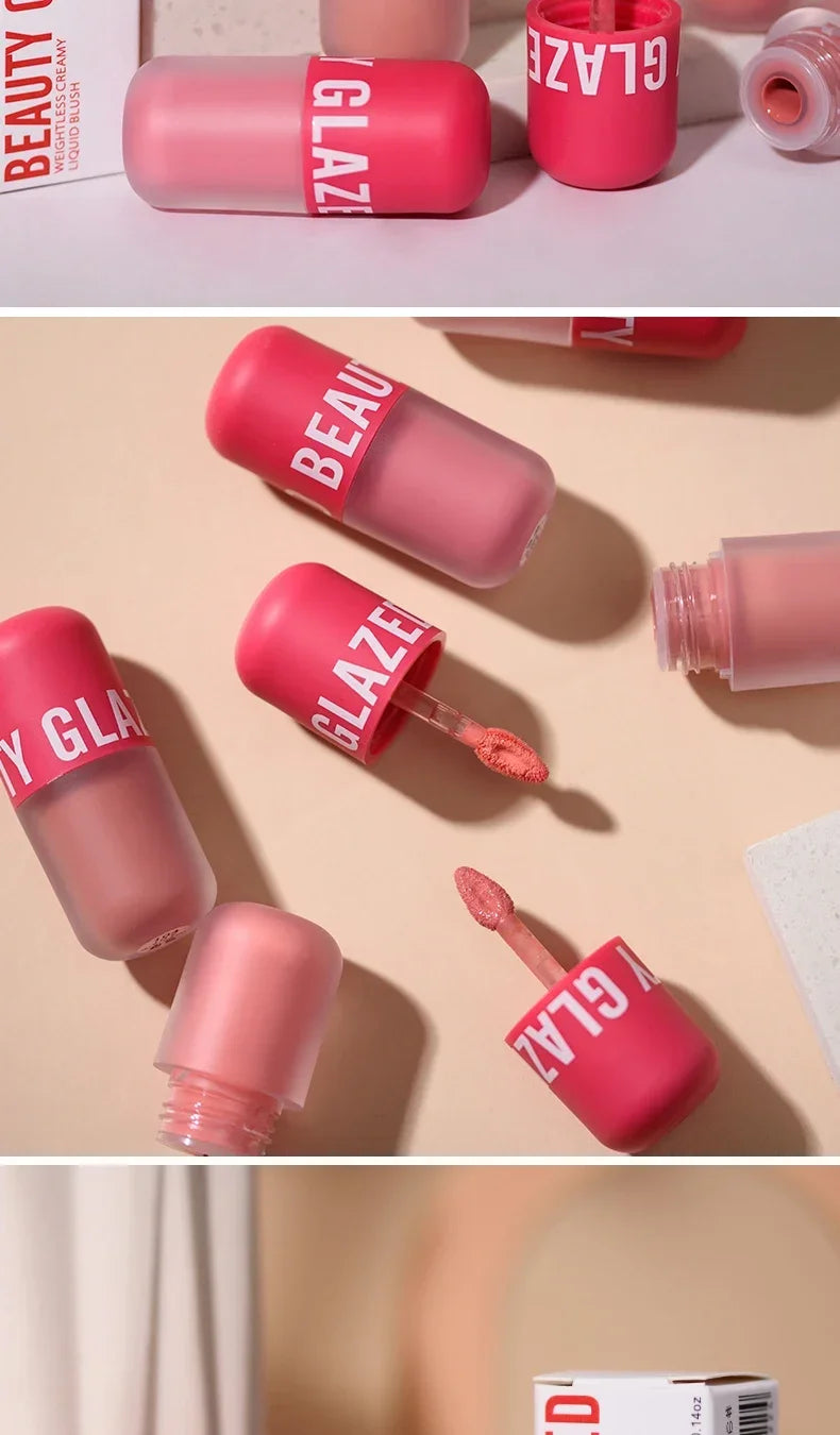 BEAUTY GLAZED 5 Colors Blush Serum Long Lasting Waterproof