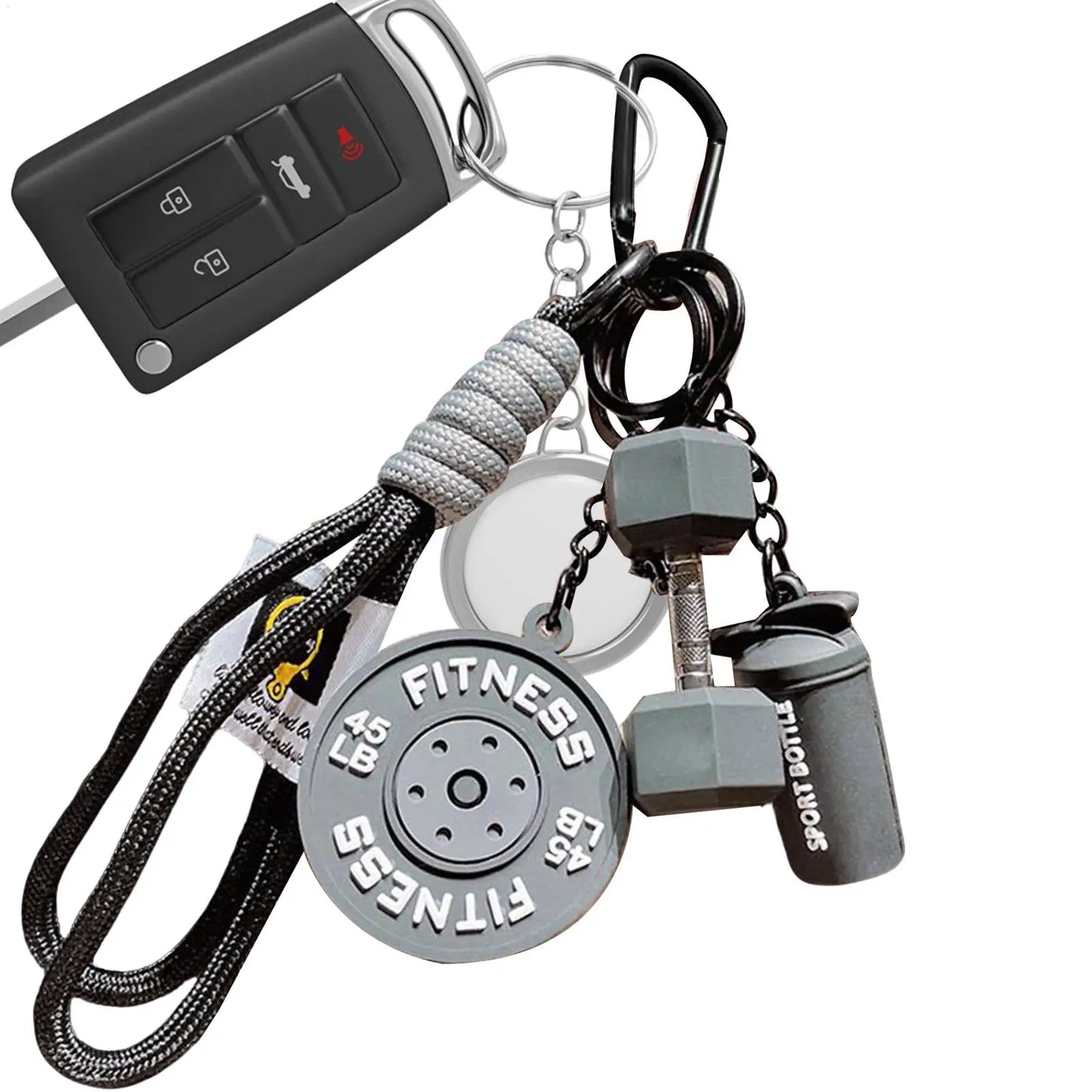Fitness Keychain Cute Dumbbell Gym Accessory Gift