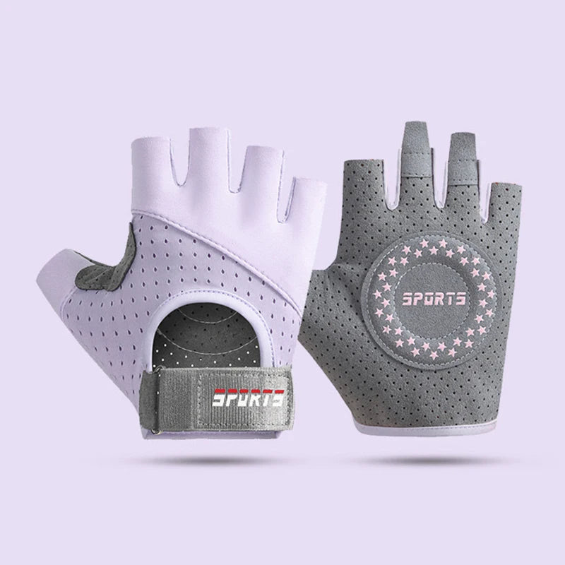 Fitness Yoga Gloves for Men Women Gym Hiking Summer Ice Silk