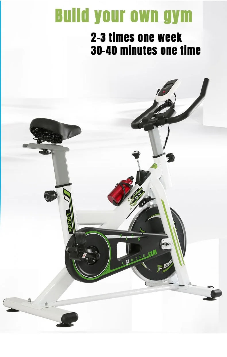 Indoor Cycling Bike with Magnetic Flywheel & LCD Monitor