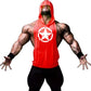 Men's Hooded Gym Vest Sleeveless Workout Hoodie