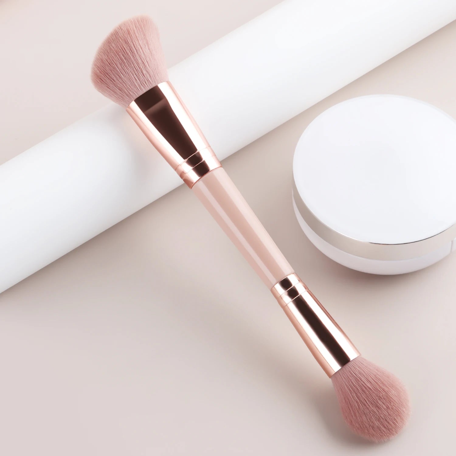 Dual-Ended Makeup Brush Blending & Blush Tool