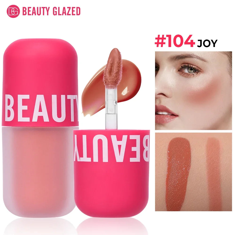 BEAUTY GLAZED 5 Colors Blush Serum Long Lasting Waterproof