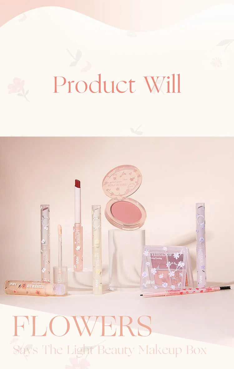 8-Piece Beauty Set with Lipstick Concealer Eyeshadow