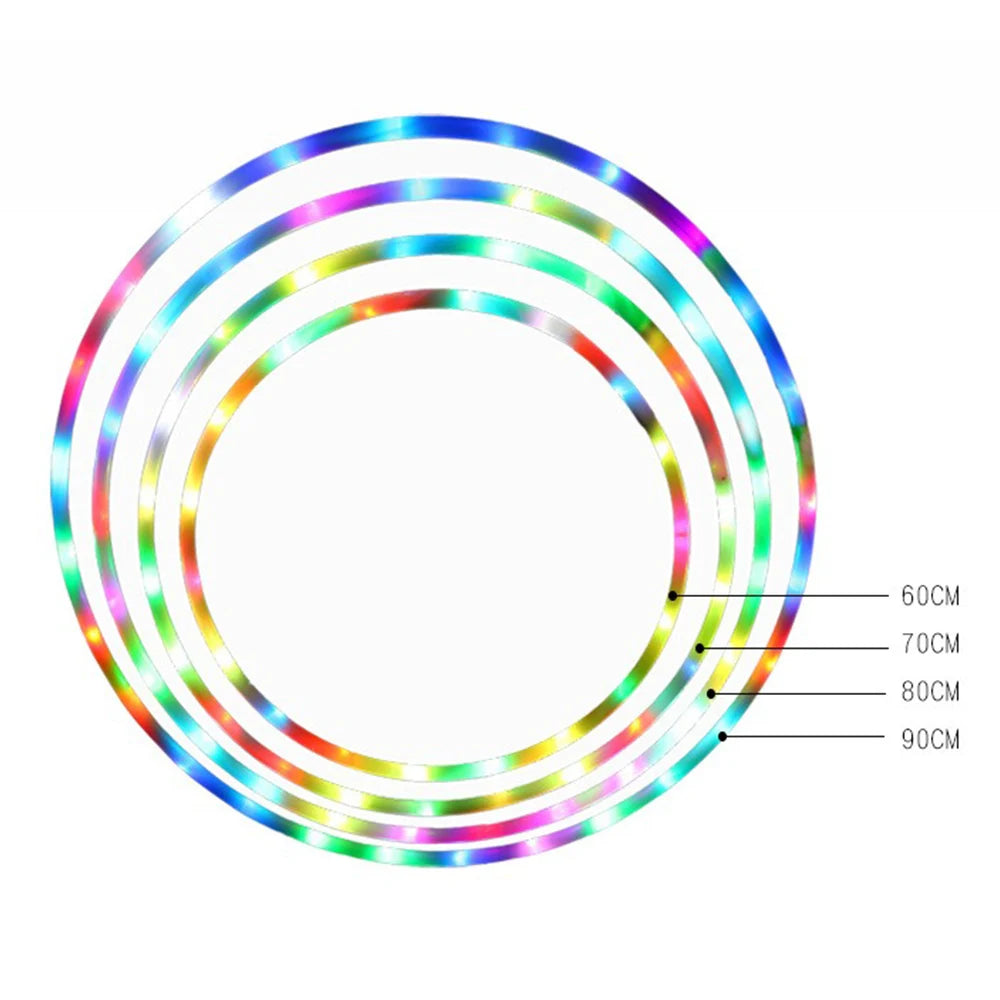 LED Colorful Fitness Circle Performing Arts