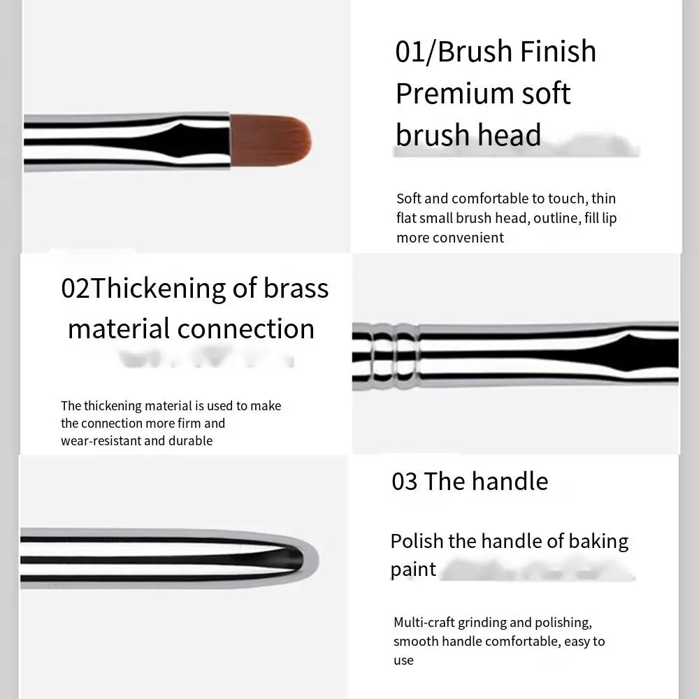 Lip Gloss Brush with Protective Cap Cosmetic Brush