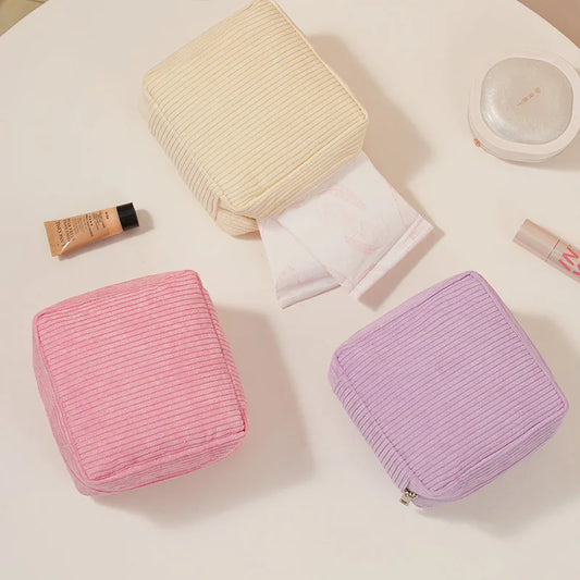Sanitary Napkins Organizer Bags Women Portable Makeup