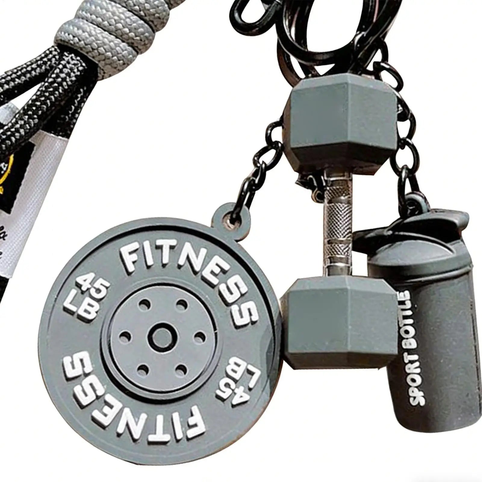 Fitness Keychain Cute Dumbbell Gym Accessory Gift