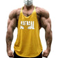 Men's Fitness Stringer Vest Cotton Y-Back Workout Tank