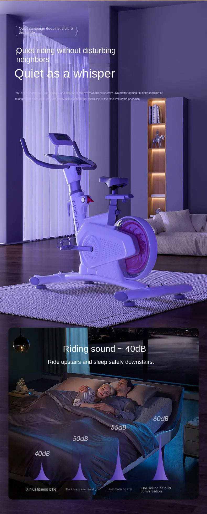 Indoor Cycling Fitness Equipment Mute Fat