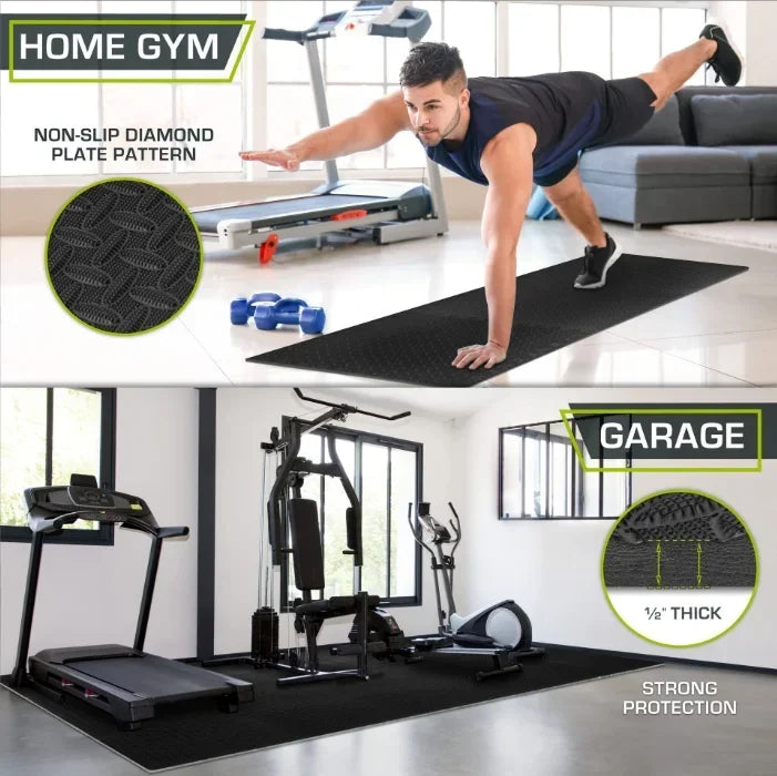 Fitness Floor Mat Foam Non-Slip Protection Tiles