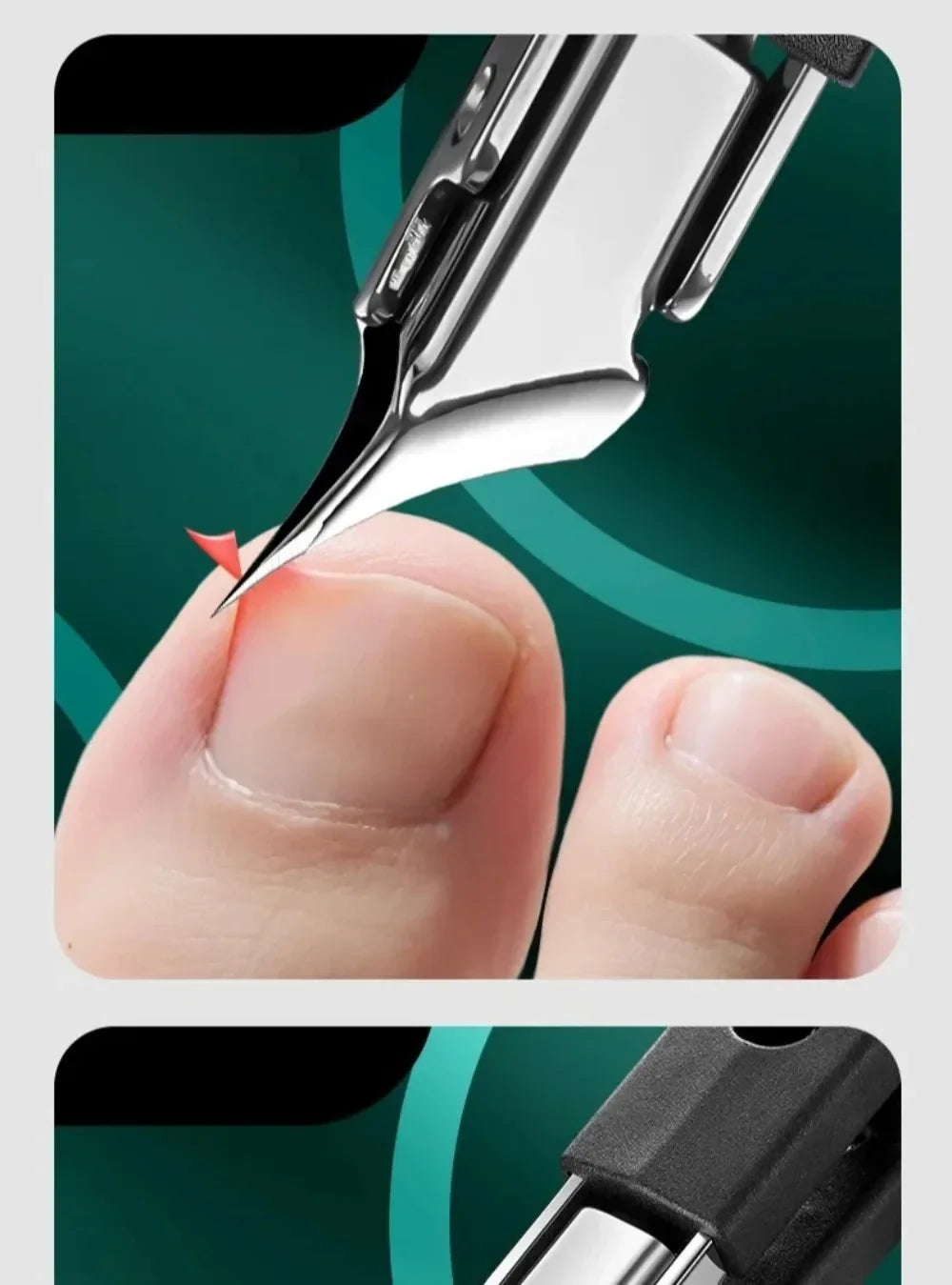 25 Slant Edge Nail Clipper Wide Opening Stainless Steel