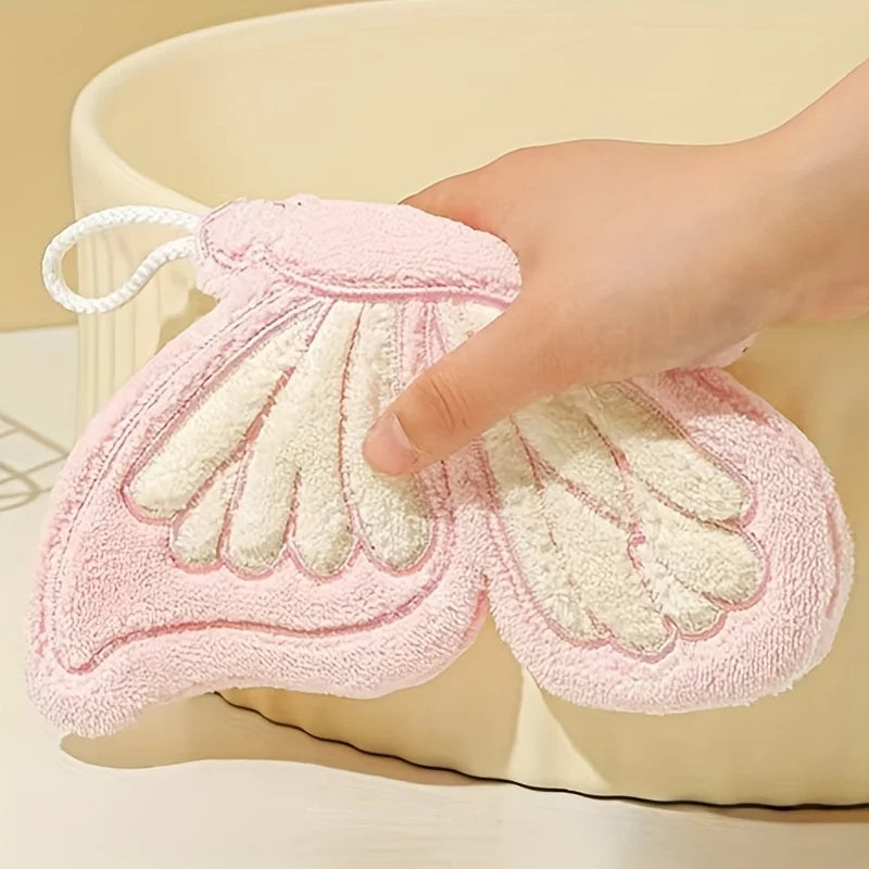 Hanging Coral Fleece Butterfly