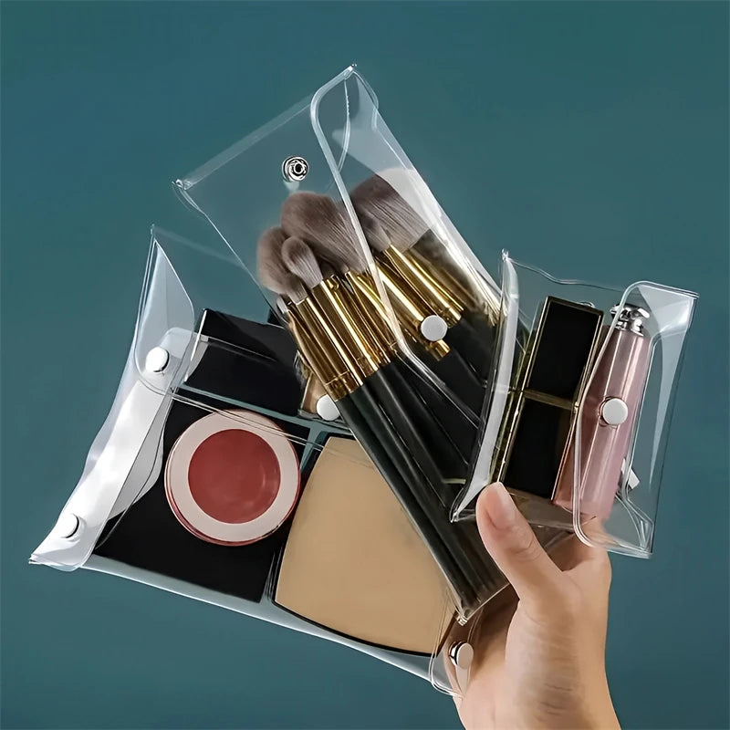 Transparent Cosmetic Bag Portable for Makeup Brushes