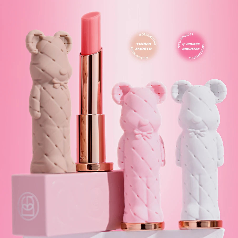 Beauty Glazed Bear Moisturizing Lipstick Colored Lip Balm