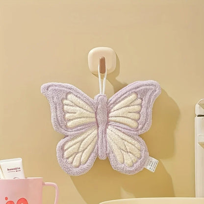Hanging Coral Fleece Butterfly