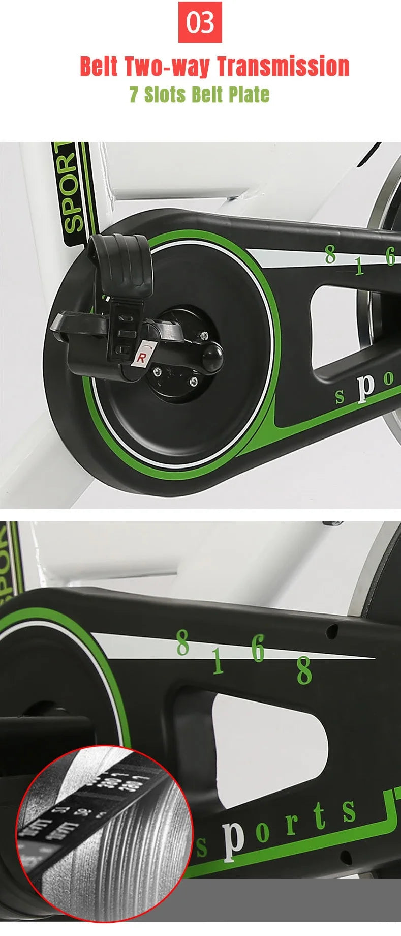 Indoor Cycling Bike with Magnetic Flywheel & LCD Monitor