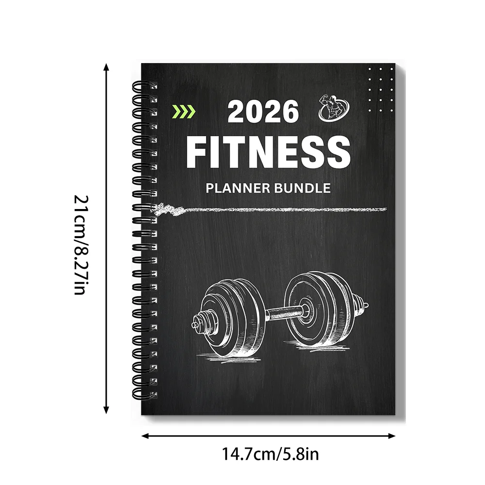 1PC Fitness Planner Bundle-Fitness Journal Workout Log