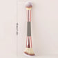 Dual-Ended Makeup Brush Blending & Blush Tool