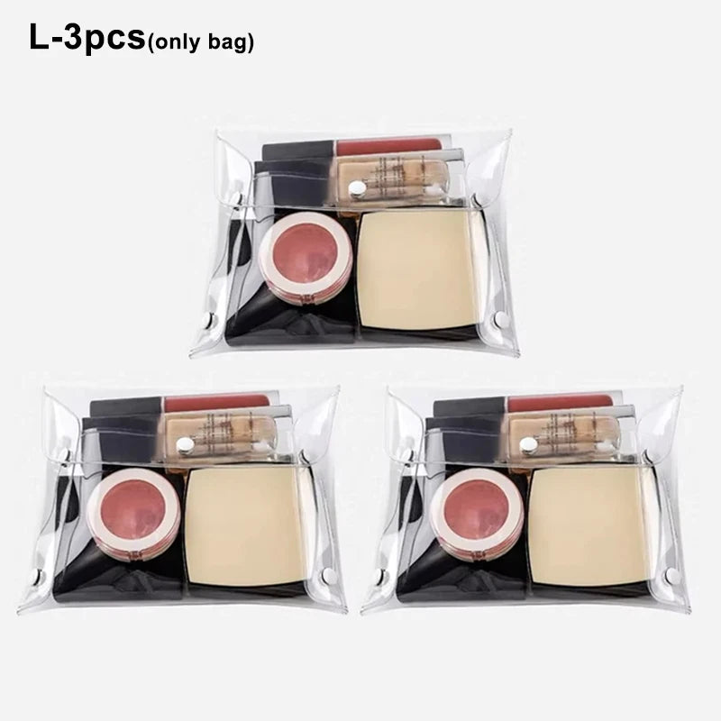 Transparent Cosmetic Bag Portable for Makeup Brushes