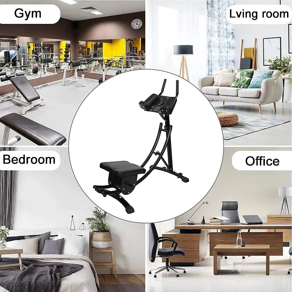 Fitness Height Adjustable Ab Trainer Workout Equipment