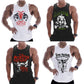 Fitness Clothing Men Muscle Shirt Cotton Men