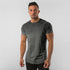 Fitness T-Shirt Men Bodybuilding Short Sleeve Sport Running