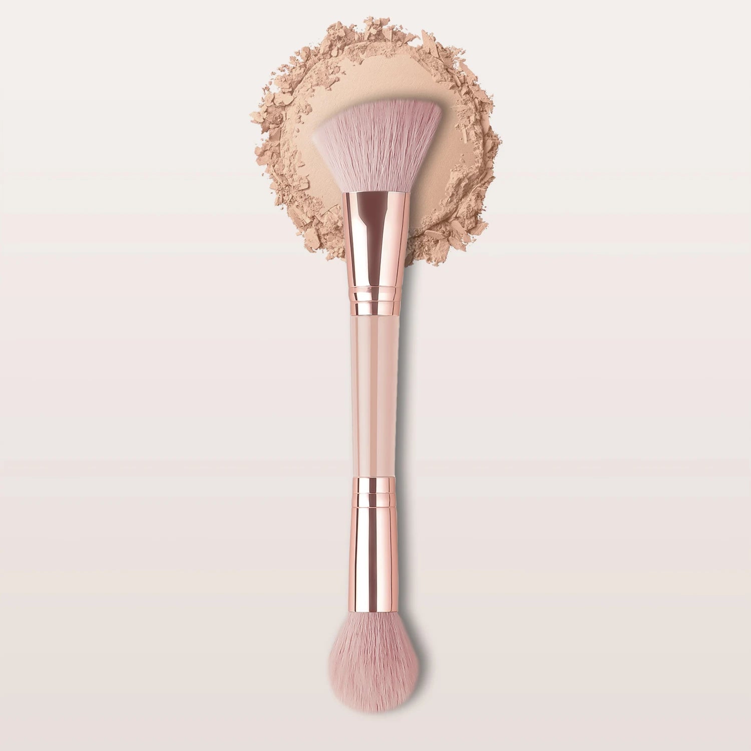 Dual-Ended Makeup Brush Blending & Blush Tool