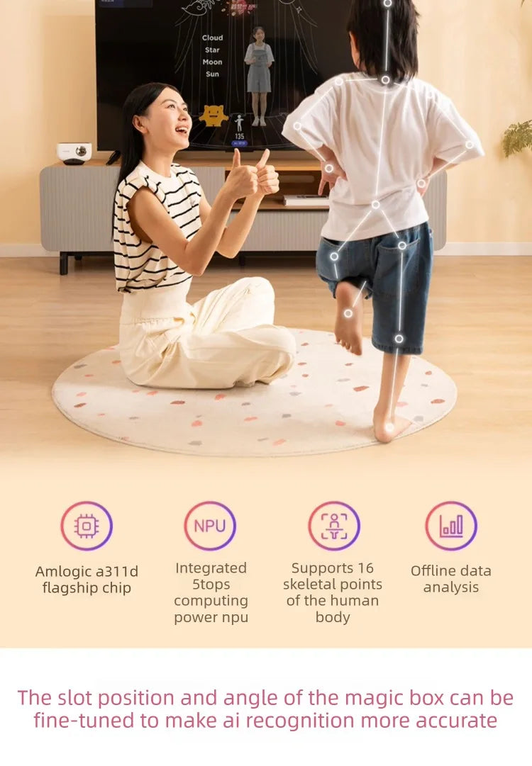 Fitness Magic Box AI Intelligent Somatosensory Exercise