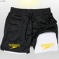 Fitness 2-in-1 training shorts suitable for men