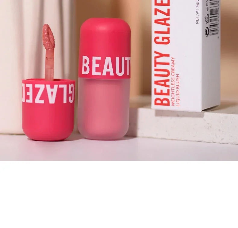 BEAUTY GLAZED 5 Colors Blush Serum Long Lasting Waterproof