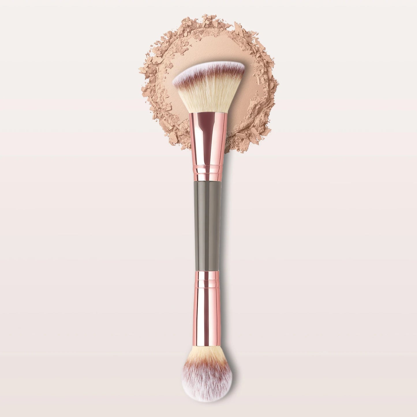 Dual-Ended Makeup Brush Blending & Blush Tool