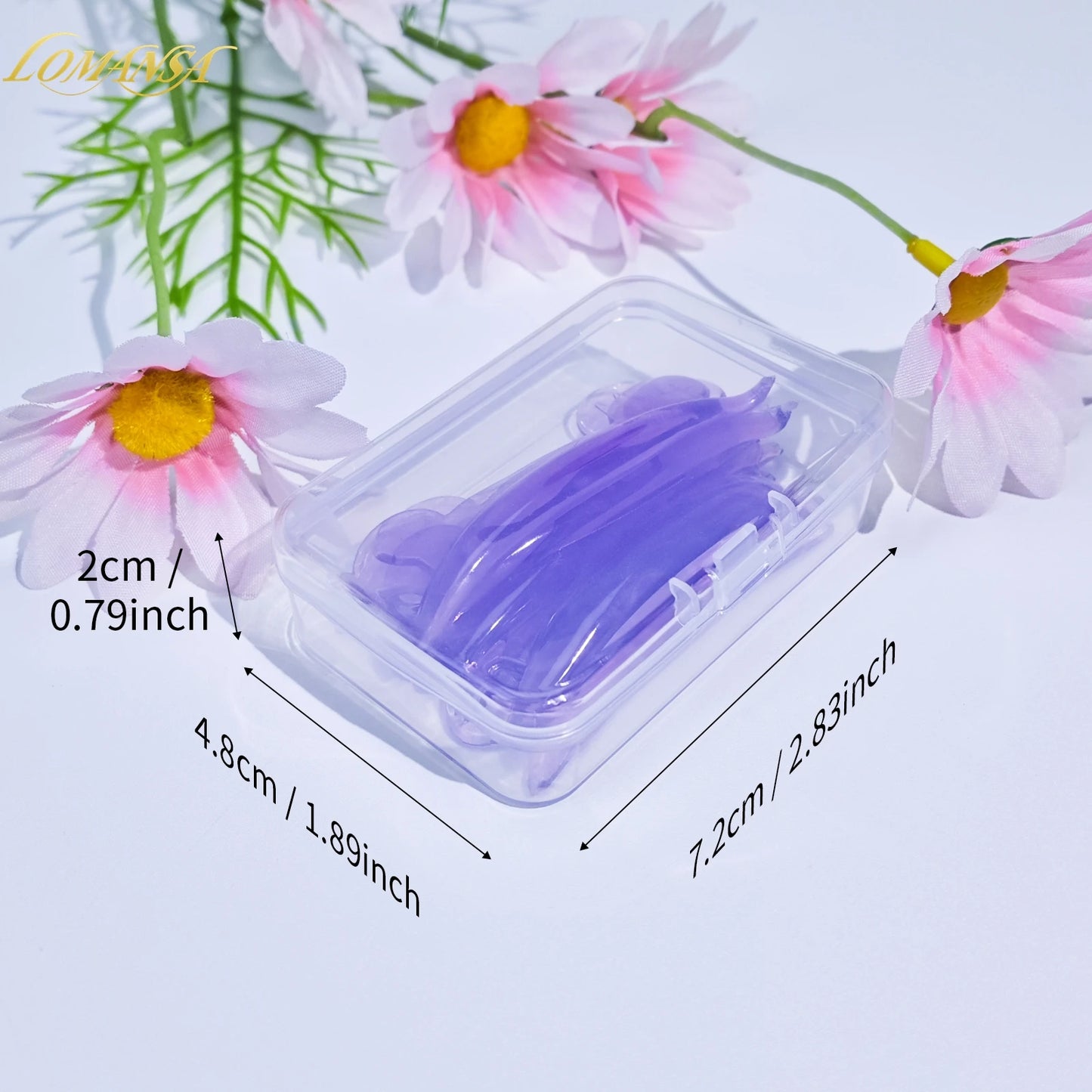 Lomansa 5 Pairs L Curl Silicone Eyelash Perm Pads