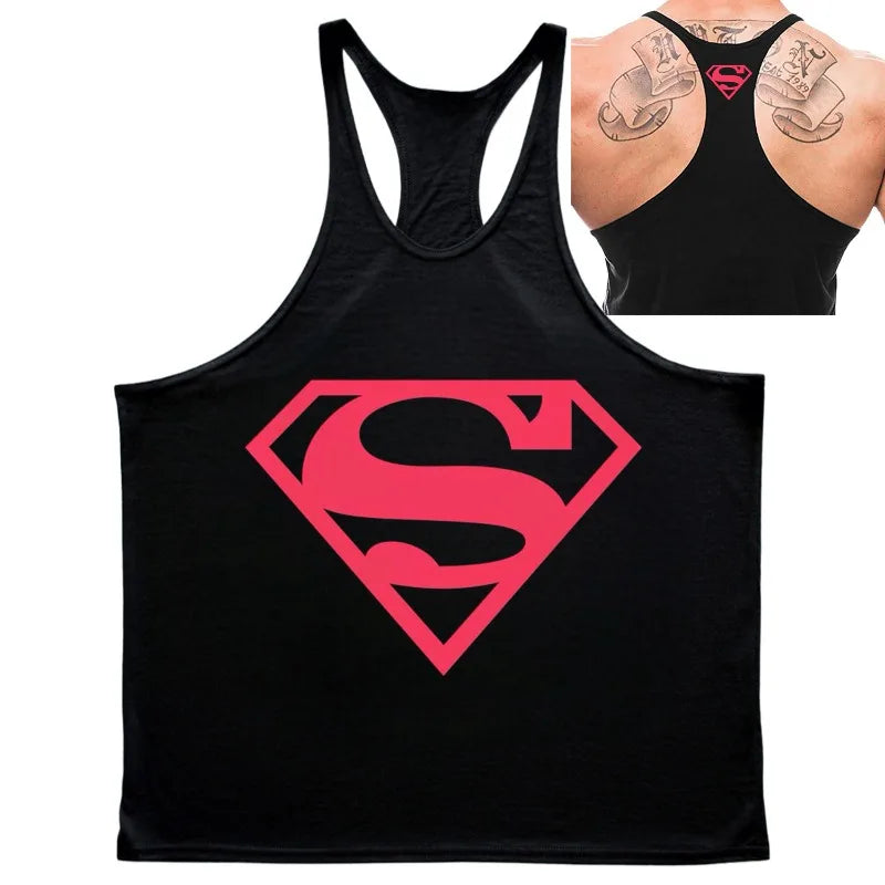 Summer Fashion Trend Fitness Vest Men's Fitness Gym