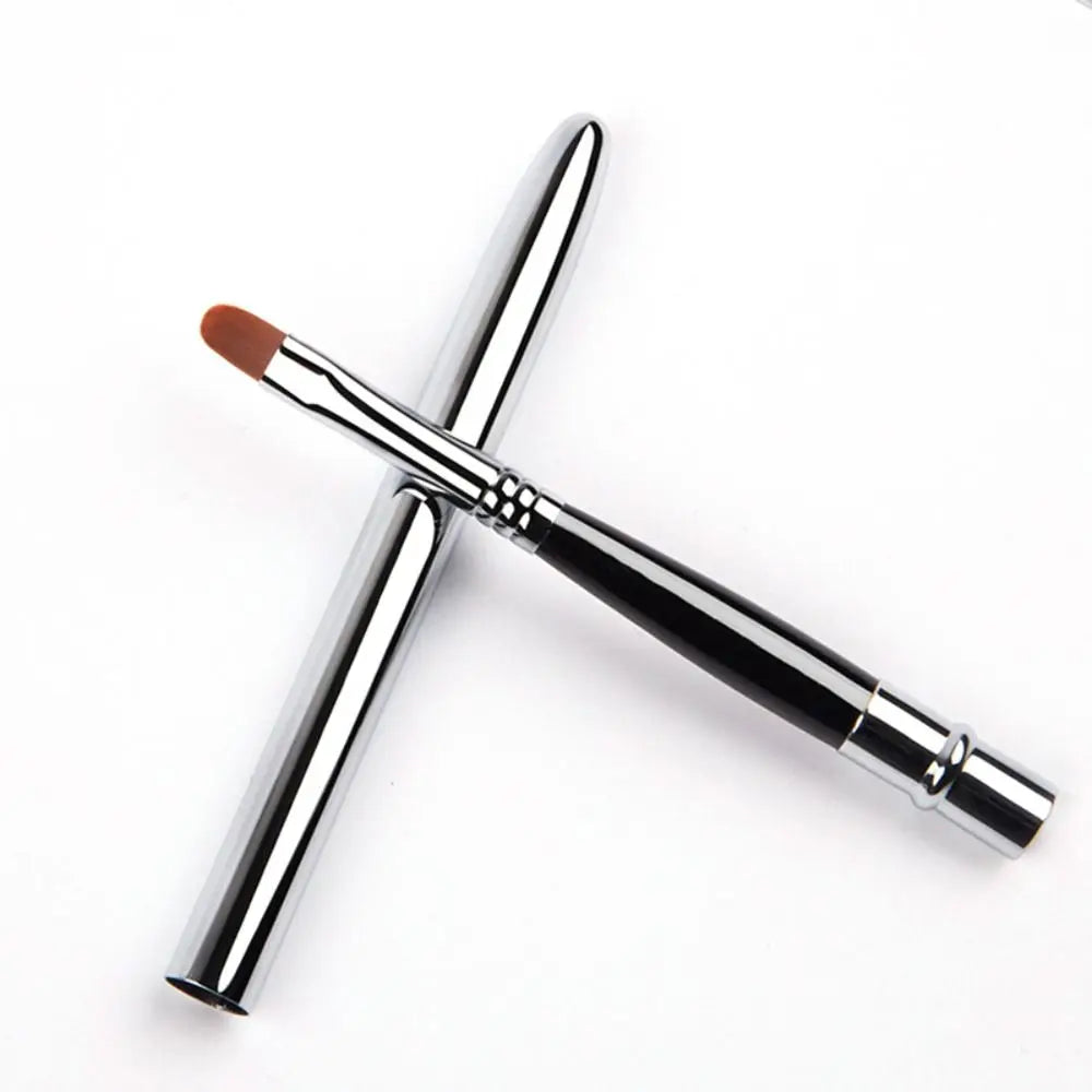 Lip Gloss Brush with Protective Cap Cosmetic Brush