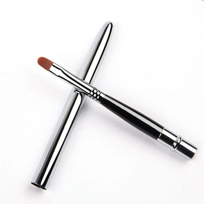Lip Gloss Brush with Protective Cap Cosmetic Brush