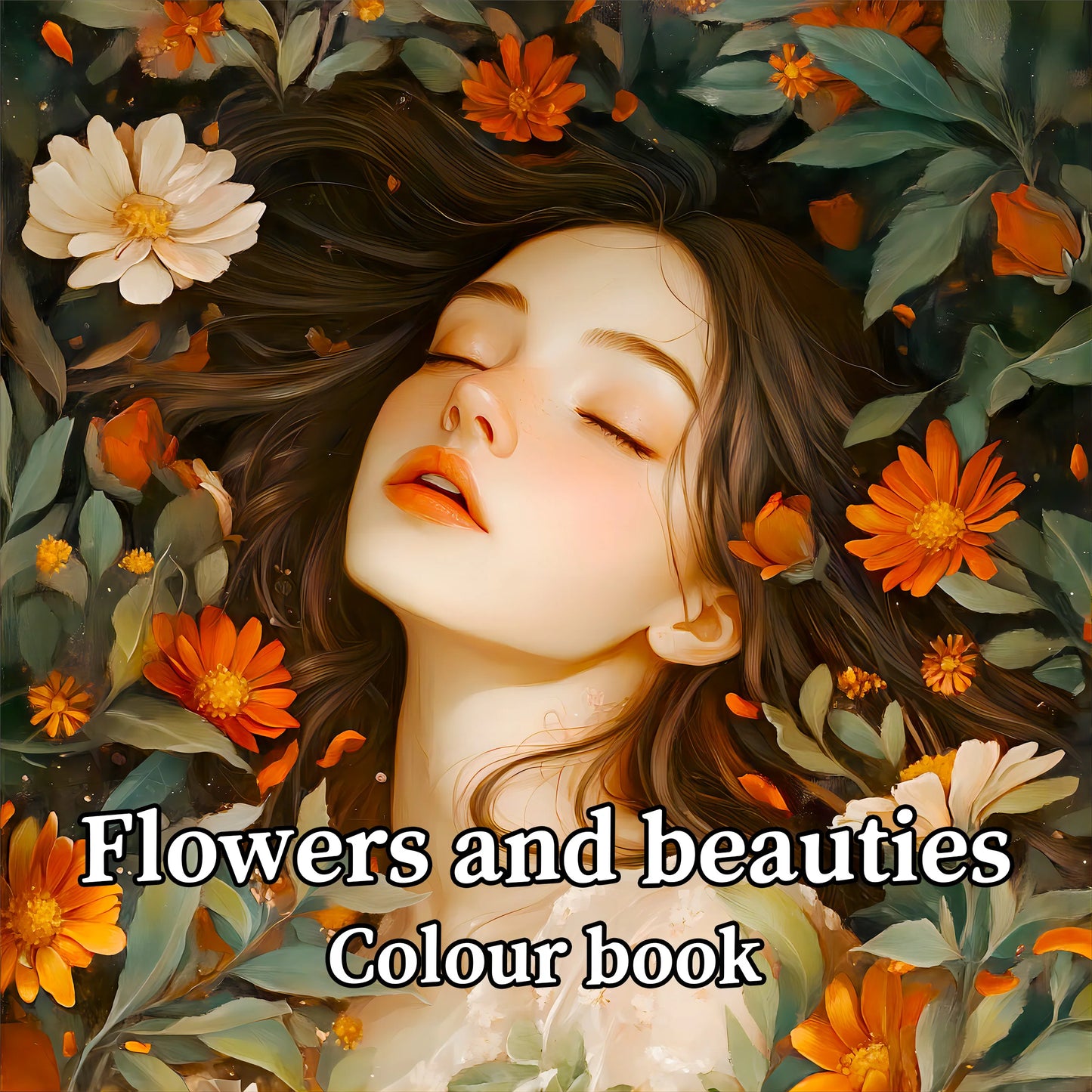 Beautiful Women in Bloom for Makeup Practice